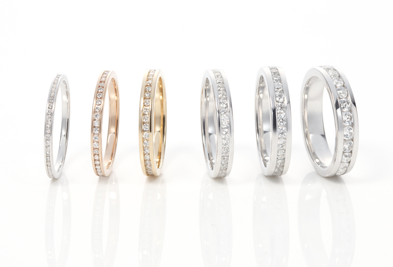 浜松市エタニティリング　毎日着けられるエタニティリングを婚約指輪・結婚指輪に　種類別徹底比較