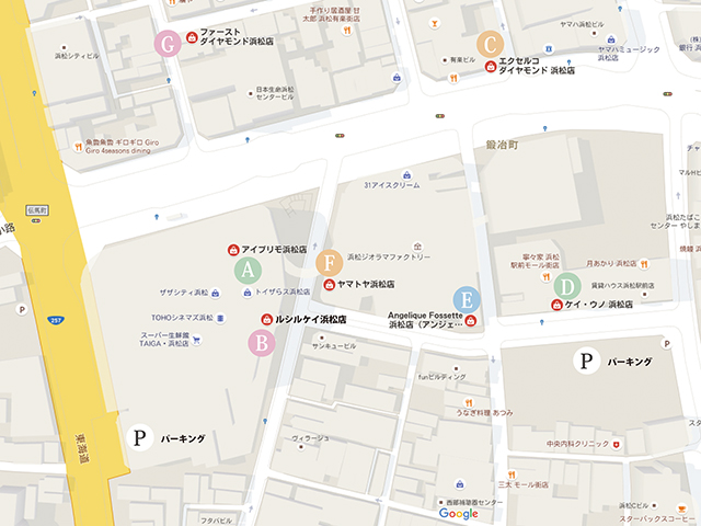 浜松競合店地図