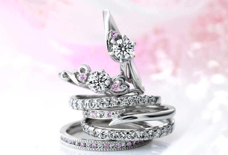 【広島】結婚指輪で人気のピンクダイヤモンドって知ってる？花嫁指名率ナンバー1のMILK&strawberryの魅力♡
