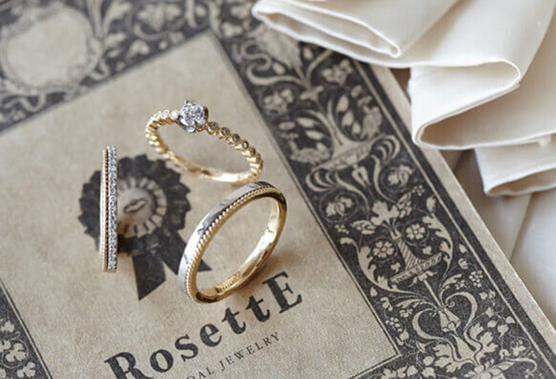 【大阪】英国調なデザインが魅力的！大人かわいい結婚指輪