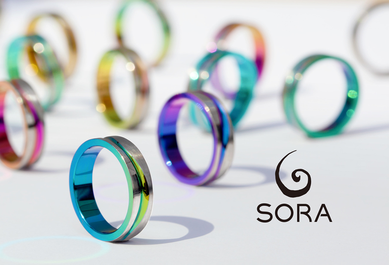 【静岡市】結婚指輪、SORAのカラーリングで個性を出してオシャレに！！