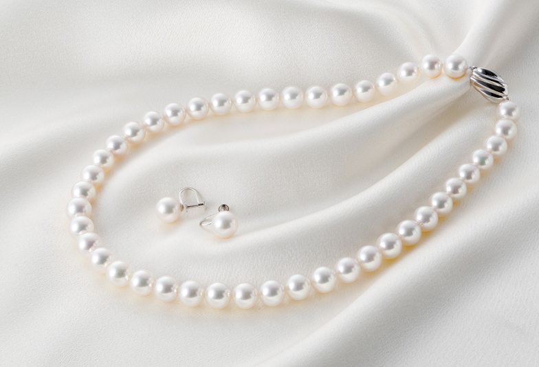 【静岡市】ずっと使っていくために、真珠のネックレスの糸替えをしましょう。