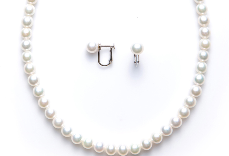 【姫路市】真珠ネックレスのお手入れ方法について