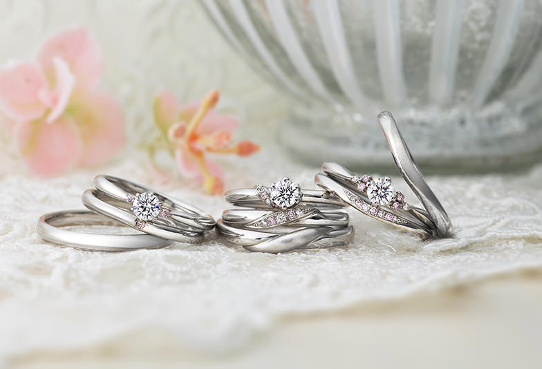 【大阪・心斎橋】永遠の絆・運命の象徴を意味する”ピンクダイヤ”を使用した結婚指輪のブランド