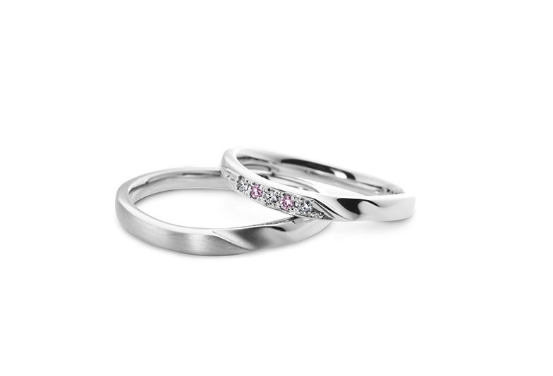 静岡市結婚指輪ピンクダイヤモンド,静岡市結婚指輪可愛い,静岡市結婚指輪おしゃれ