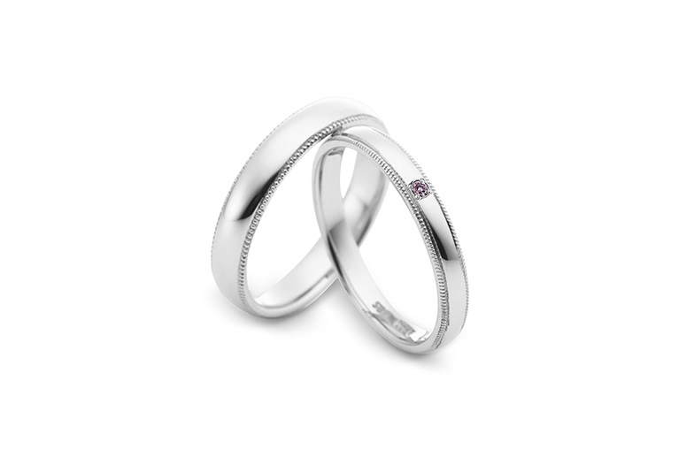 静岡市結婚指輪シンプル,静岡市結婚指輪おしゃれ,静岡市結婚指輪可愛い,静岡市結婚指輪ピンクダイヤモンド