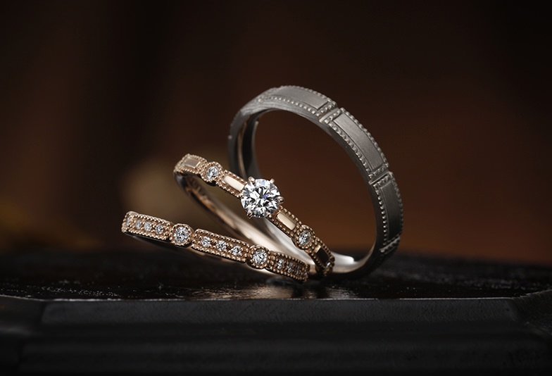 神戸三ノ宮で個性的な結婚指輪・婚約指輪を探すならgarden