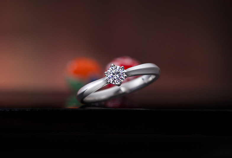 和歌山人気の婚約指輪シンプルデザイン