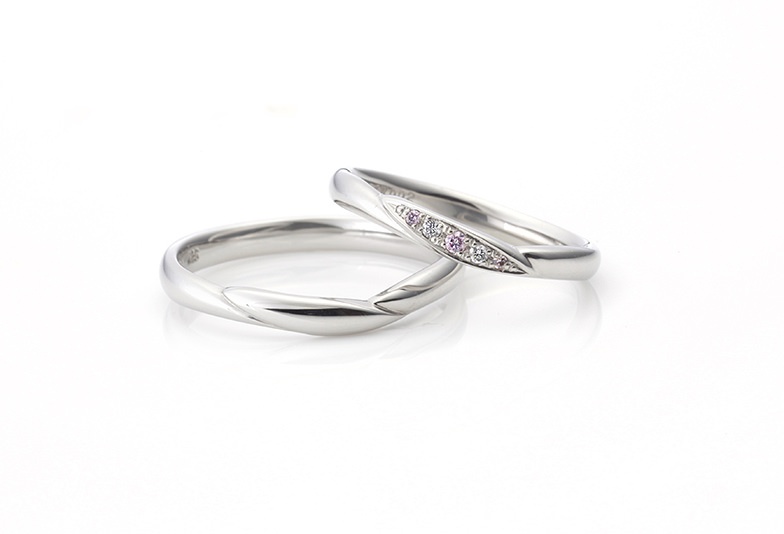 静岡市結婚指輪可愛い,静岡市結婚指輪おしゃれ,静岡市結婚指輪ピンクダイヤモンド