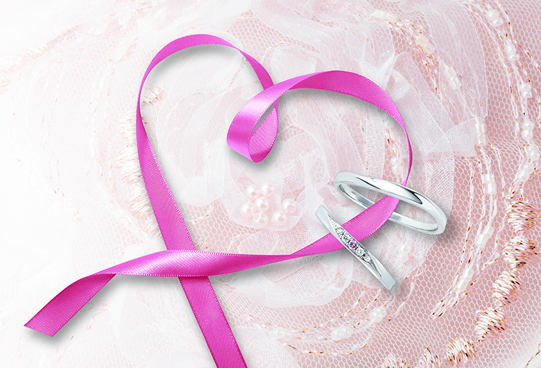 【静岡市】可愛い結婚指輪ならこれ！ピンクダイヤモンドが特徴の結婚指輪5選