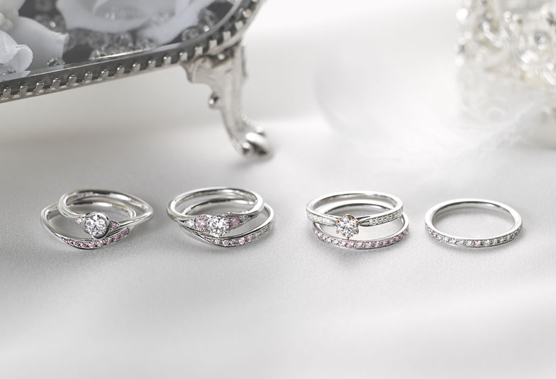 【浜松市】口コミから選ぶ！ピンクダイヤモンドが人気の婚約指輪デザイン＜Dolfani＞
