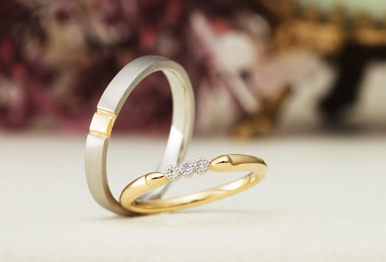 富山県で人気　結婚指輪アンティック