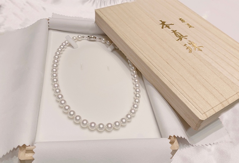 福井市ベルで真珠ネックレスのお手入れ方法について聞いてみる
