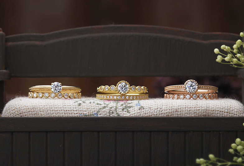 【沖縄県】結婚指輪と婚約指輪を兼用にしたい女性には CHER LUV『MUGUET ミュゲ』がおすすめな理由