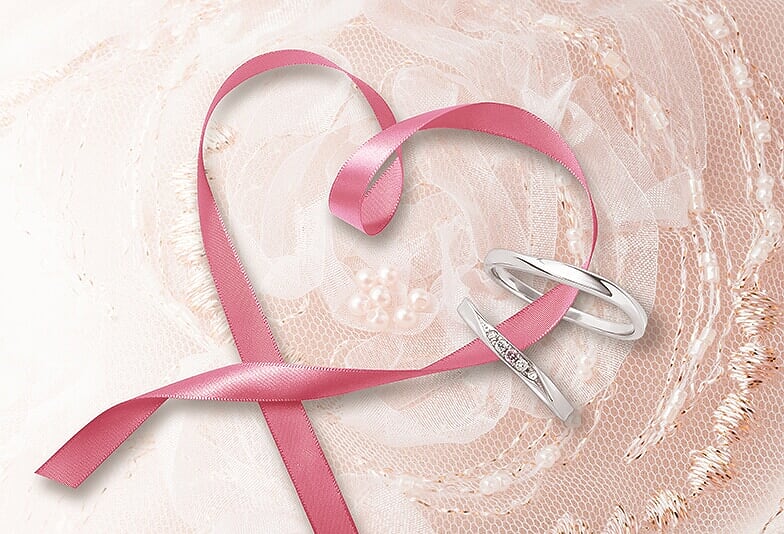 【山形市】可愛い結婚指輪をお探しなら、ピンクダイヤモンドが輝く『Pink Dolphin Diamondピンクドルフィンダイヤモンド』がおすすめ！