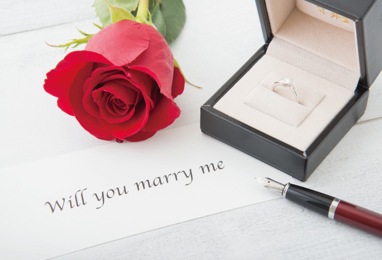 【福山市】クリスマスにプロポーズを考えている男性必見！すぐに手に入る婚約指輪をご紹介