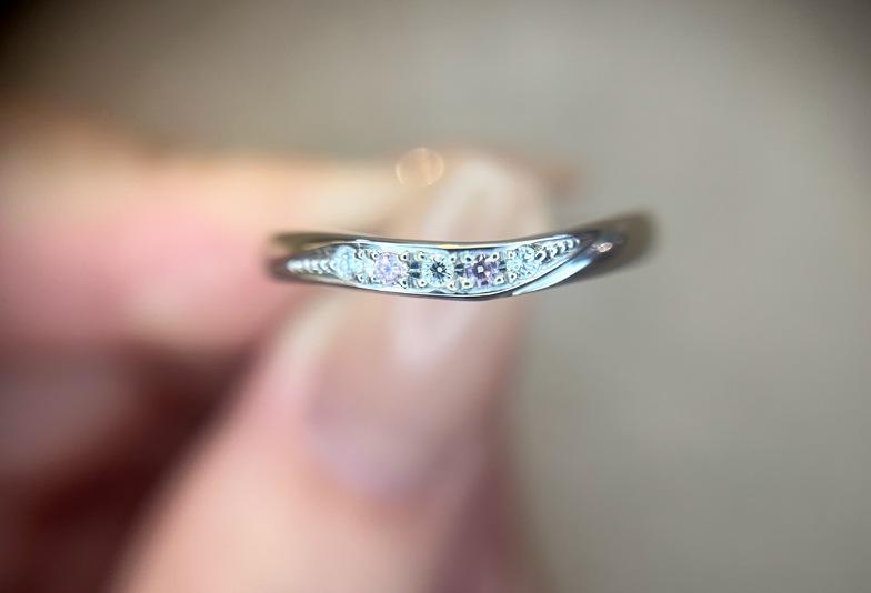 富山で結婚指輪をお探しの方におすすめのピンクダイヤモンド