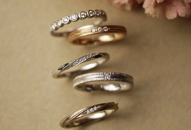 【金沢・野々市】手作りの世界にたったひとつの結婚指輪「YUKAHOJO」のおすすめデザインをご紹介！
