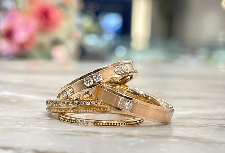 福井県で選ぶ結婚指輪、女性らしく可愛い「ピンクゴールド」のメリットって？