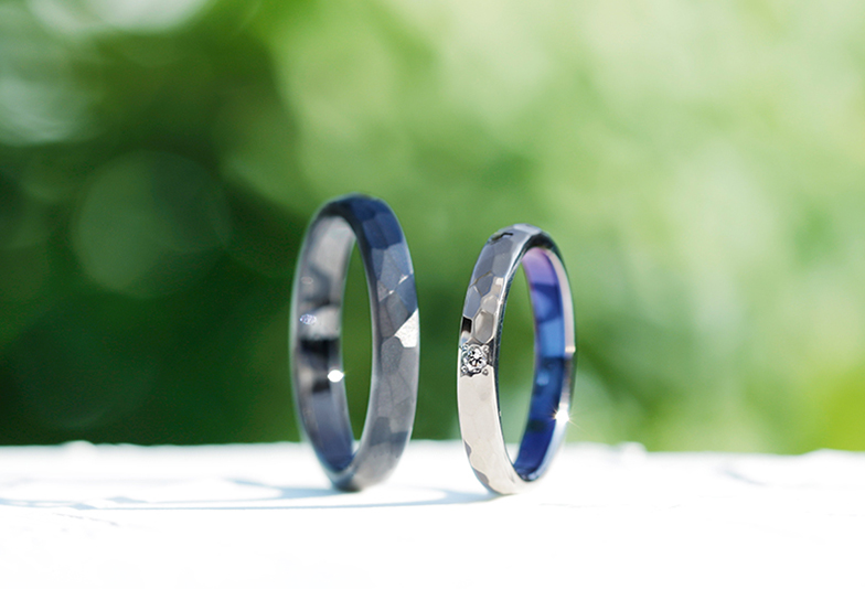 【富山市】おしゃれな結婚指輪SORAの「大地」をモチーフにしたデザイン