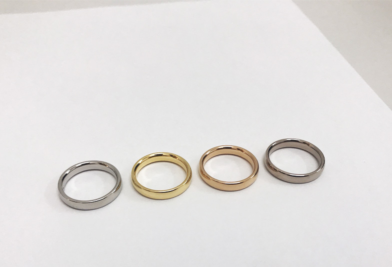 福井市結婚指輪のカラーサンプル