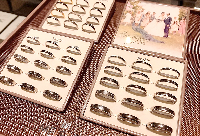 【静岡市】シンプルな結婚指輪を形状別に着け比べしてみた！