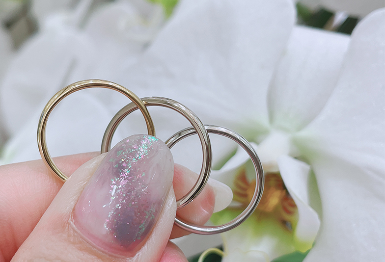 【静岡市】シンプルな結婚指輪を求めて。私たちはオーダーメイドにしました！