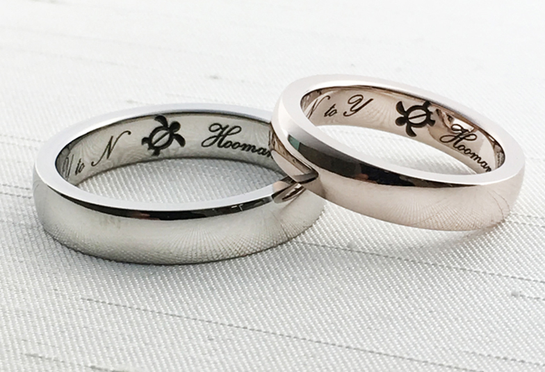 【浜松市】結婚指輪の内側には何を刻印する？ふたりのこだわりを表現することも出来るインサイドデザイン