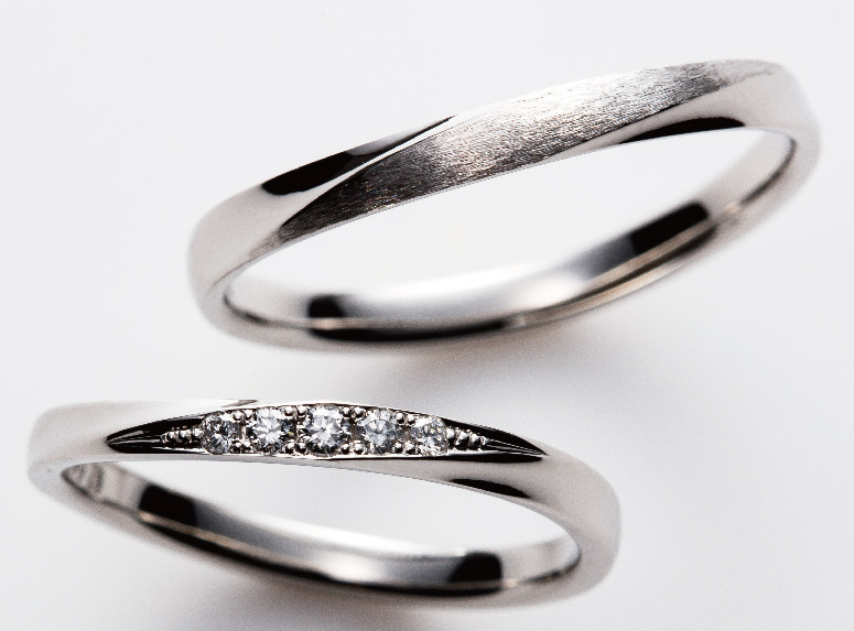 南大阪で人気の鍛造結婚指輪ロゼットSP
