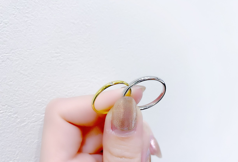 【静岡市】結婚指輪でゴールドは派手？プラチナと迷った時の選び方
