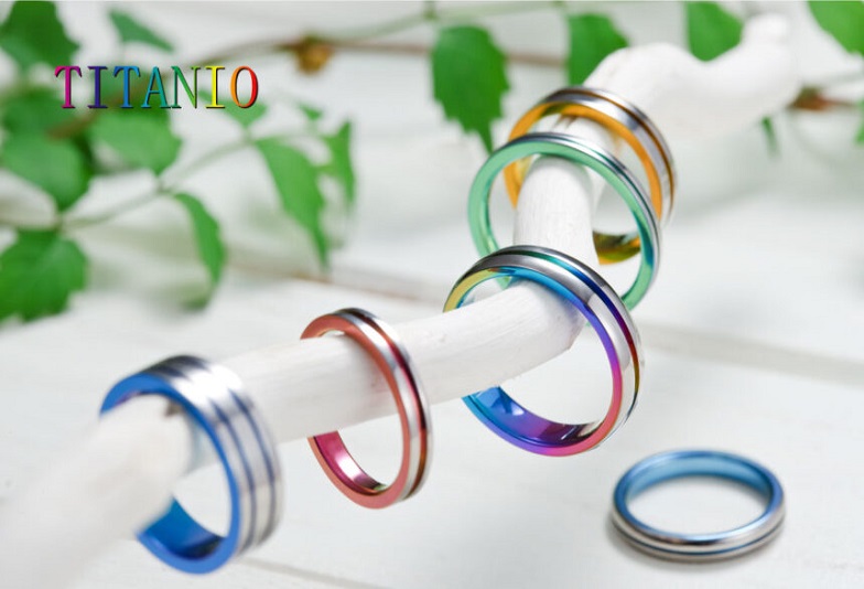 【大阪・梅田】金属アレルギー対応♡カラフルな色合いがとってもオシャレな「TITANIO」の結婚指輪って？