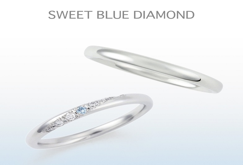 【大阪・梅田】ブルーダイヤモンドがリングに施させたブランド「sweetbulldiamond」