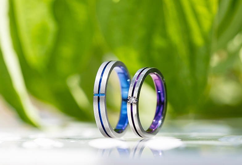 【金沢・野々市】ふたりの出会いを表したSORAの結婚指輪「CONTACT-コンタクト-」