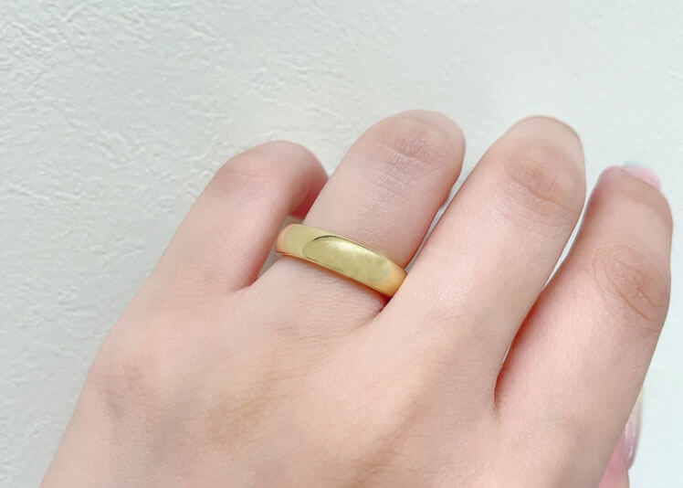 ゴールド　結婚指輪