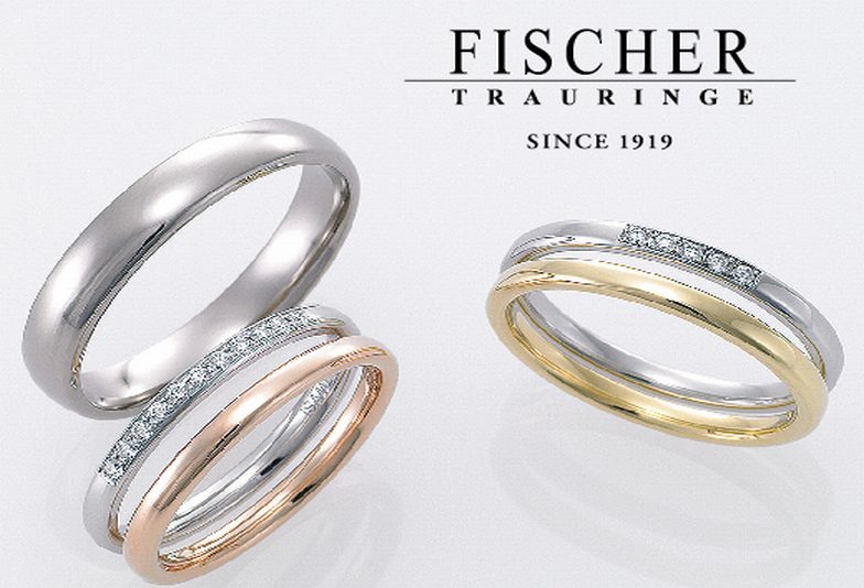 garden梅田で人気の鍛造製法の結婚指輪ブランドFISCHER（フィッシャー）