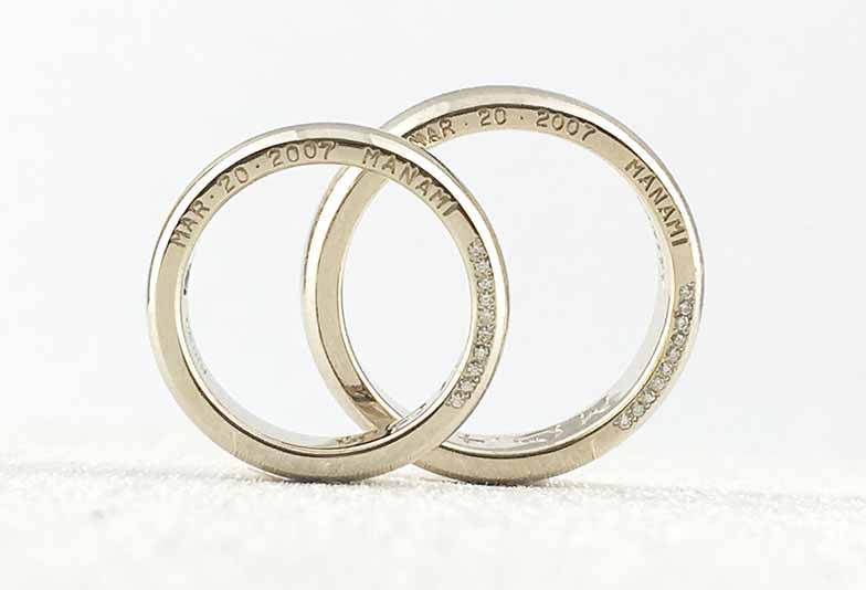 【浜松市】シンプルな結婚指輪がおすすめ！10年後にも追加工が出来るオーダーメイドの鍛造リング