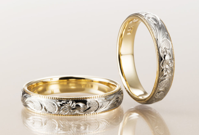 ハワイアンジュエリーマカナの結婚指輪デザイン