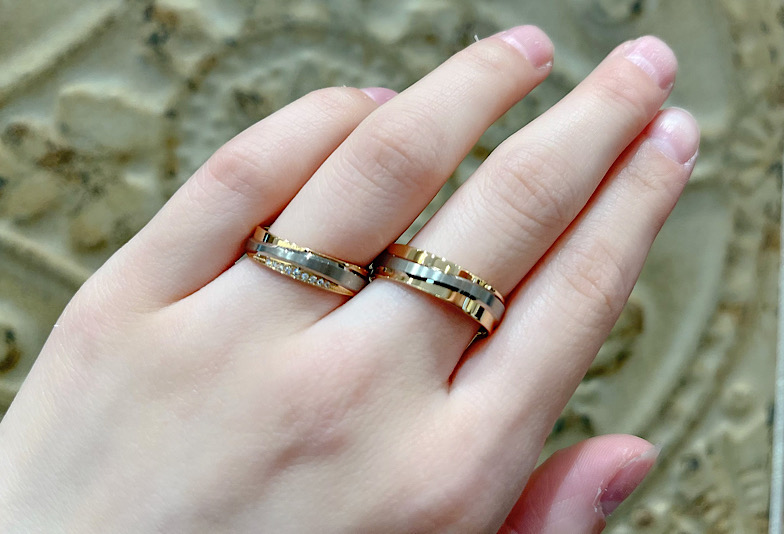 福井市で見れる鍛造の結婚指輪「マイスター」