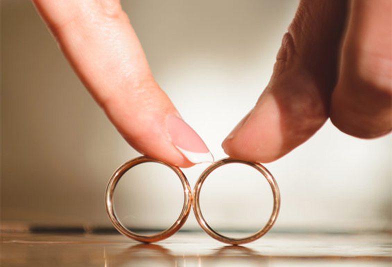 ゴールド　結婚指輪