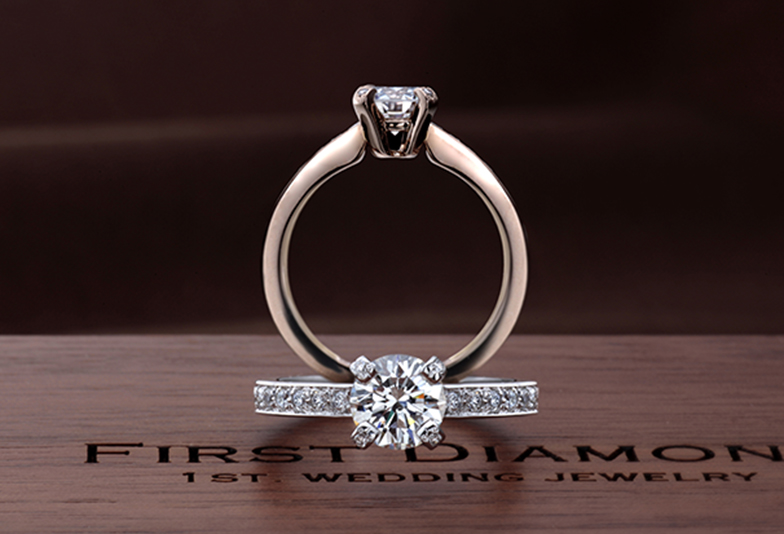 1ctの豪華な婚約指輪