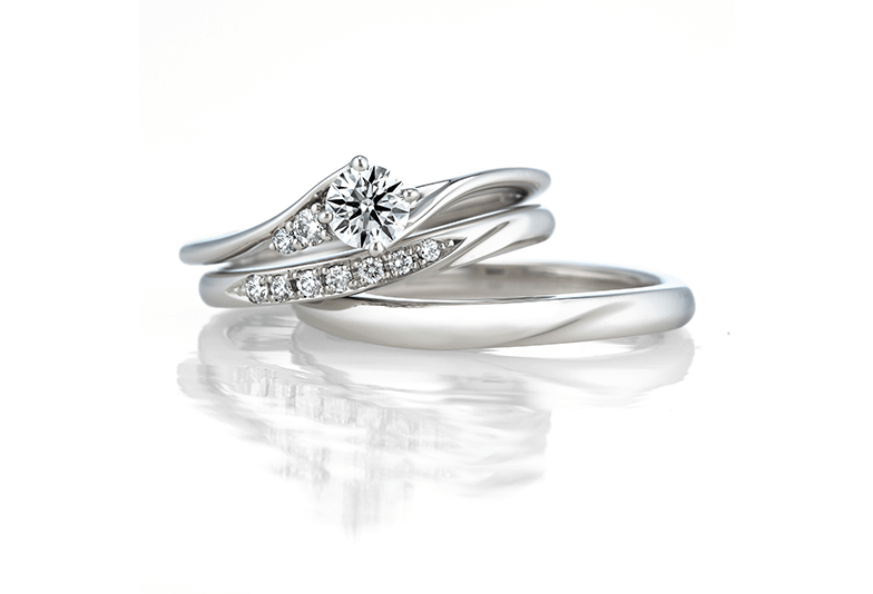 ラザールダイヤモンドの婚約指輪、結婚指輪