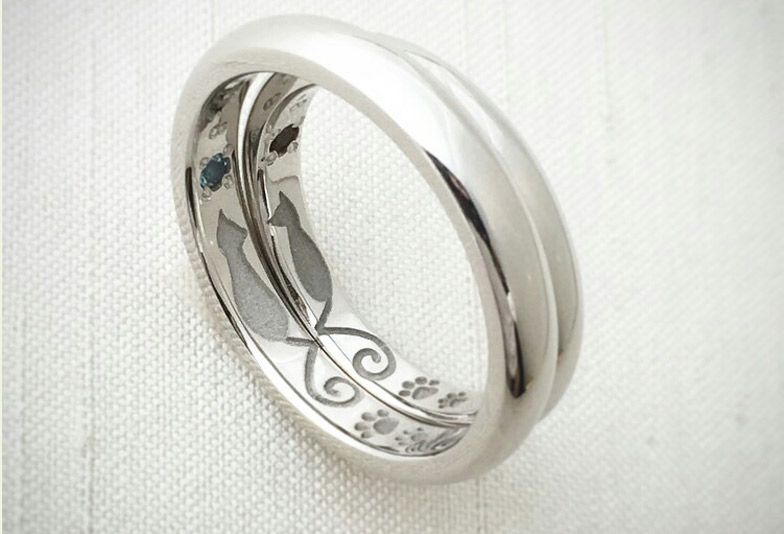 浜松市結婚指輪ネコ