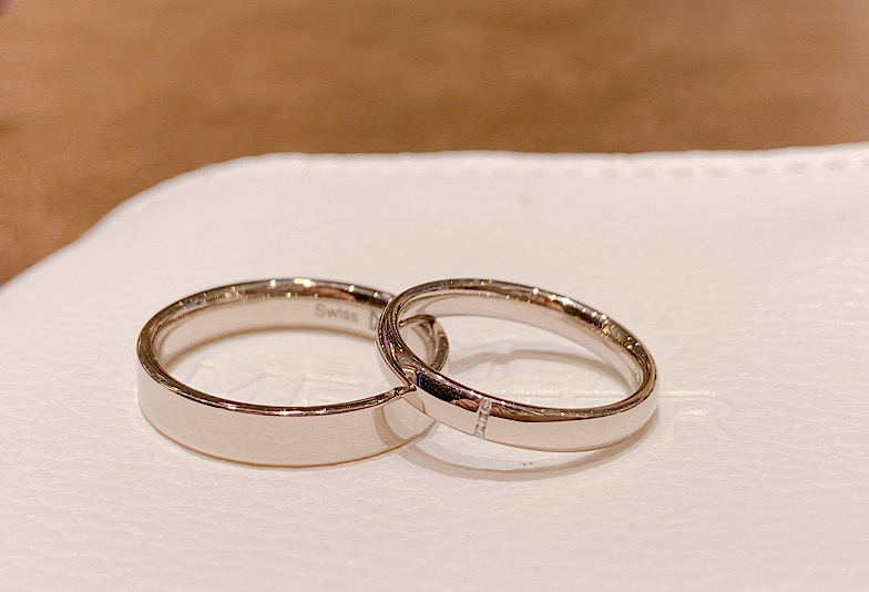 野々市で人気のマイスターのセミオーダー結婚指輪