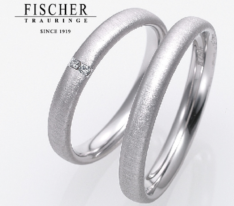 フィッシャー　結婚指輪　鍛造製法　9650438/9750438
