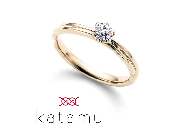 富山市で人気のカタムの婚約指輪