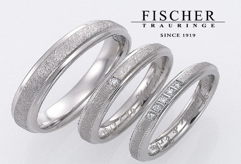 富山市鍛造製法の結婚指輪FISCHER