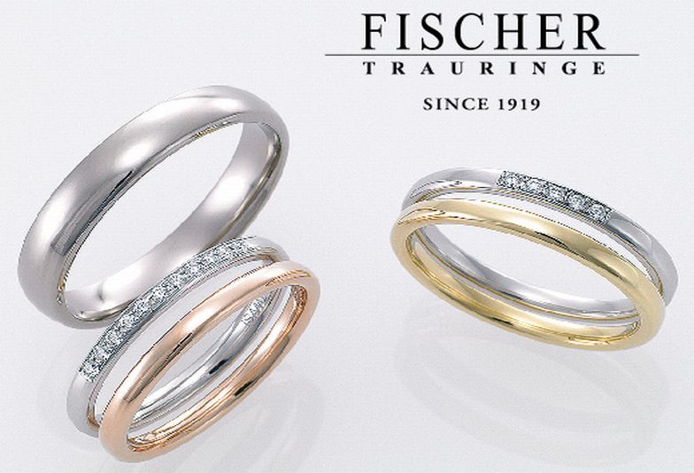 神戸・三ノ宮｜鍛造製法で強度がバッチリの結婚指輪を選びませんか？おすすめブランド『FISCHER』をご紹介！