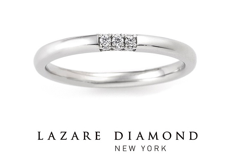 野々市で人気のラザールダイヤモンドの結婚指輪