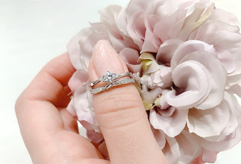 豊橋市婚約指輪デザインセットリング