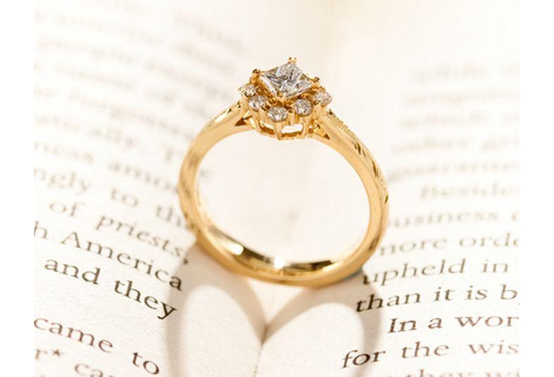 ハワイアンジュエリーマキシの婚約指輪